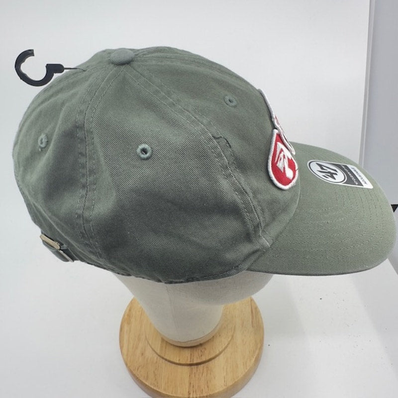 '47 Atlanta Hawks Diamond Patch CLEAN UP MF Baseball Cap Green Mens OSFA