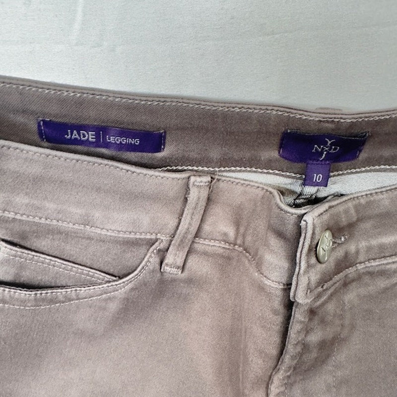 NYDJ Jade Skinny Jeans Legging Mid Rise Denim Stretch Pocket Womens Size 10