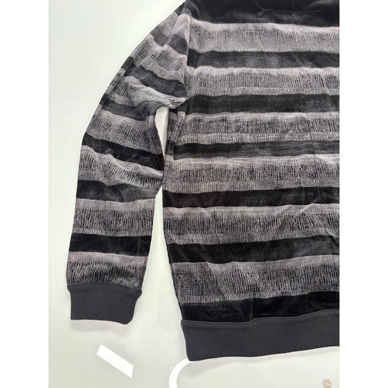 Givenchy Flag-Print Fleece-Back Jersey Sweatshirt Gray/Black Mens Size XL