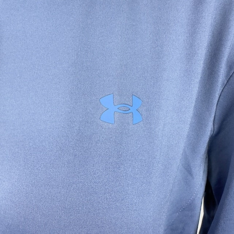 Under Armour UA Full-Zip Jacket Long Sleeve Mock Neck Fitted Light Blue M