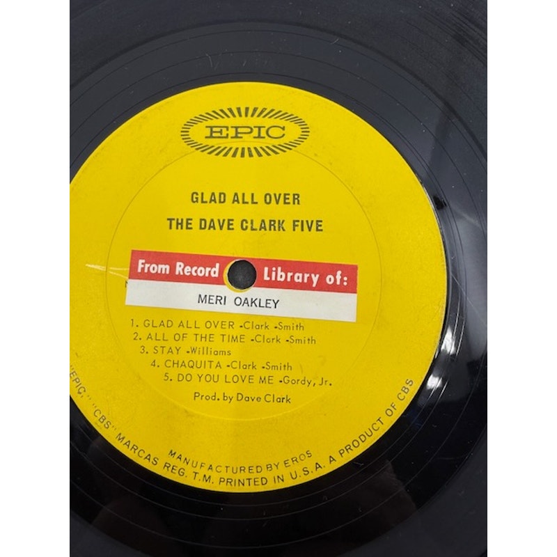 The Dave Clark Five – Glad All Over Vinyl Record Album