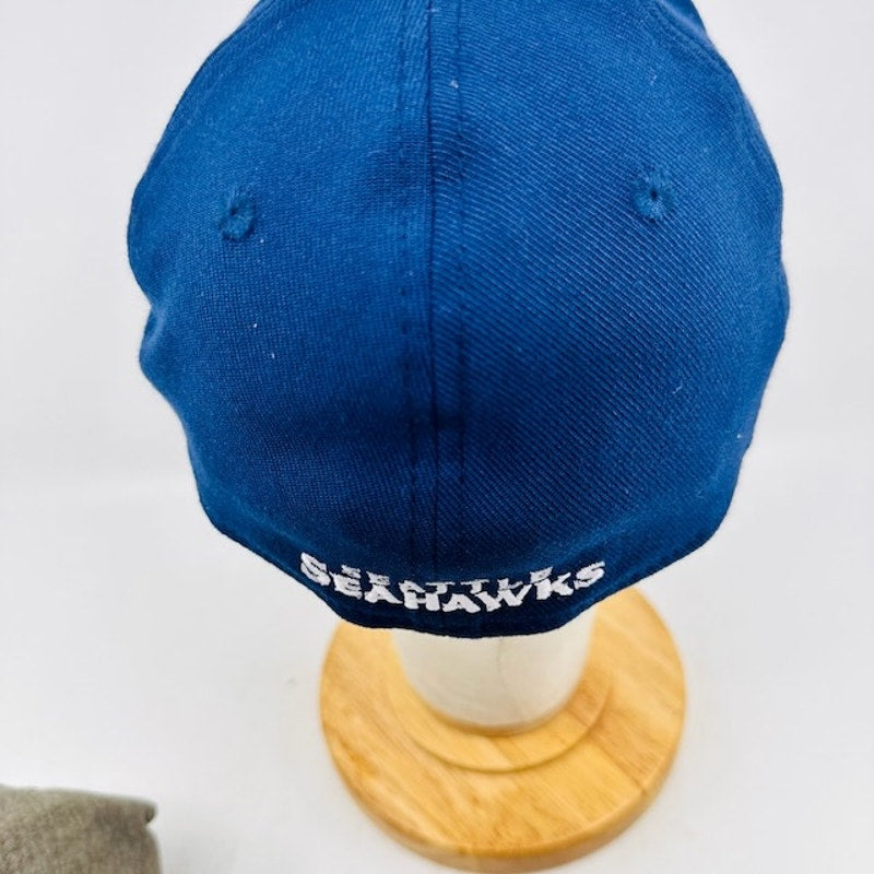 New Era 89Thirty Seattle Seahawks NFL A-Frame Cap Navy Blue Mens Size M/L