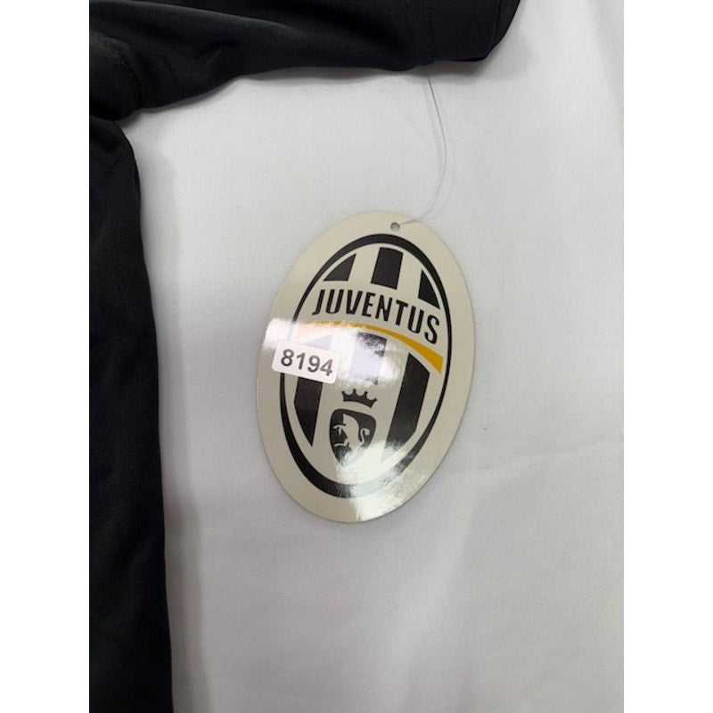 Juventus Football Polo Shirt Short Sleeve Collared Black/White Mens Size XL