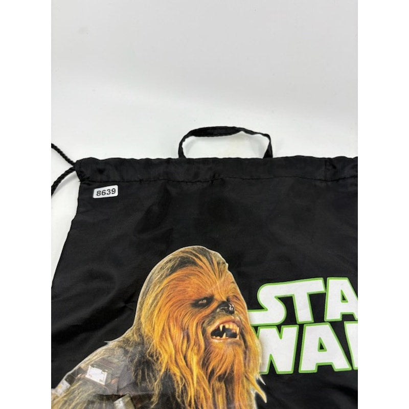 Star Wars Chewbacca Drawstring Backpack Gym Bag Disney Lucasfilm Black