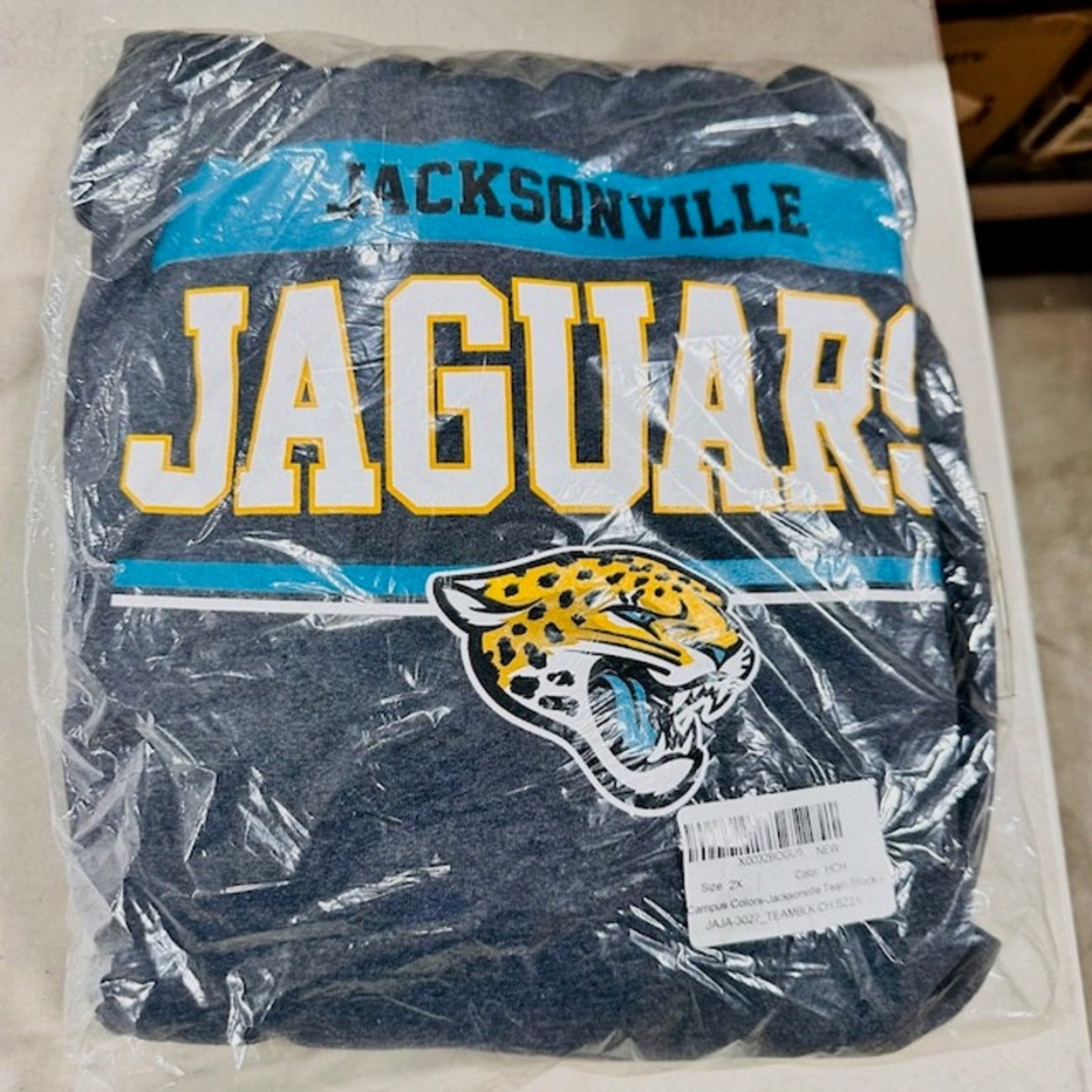 Campus Colors Jacksonville Jaguars Hoodie Sweatshirt Gray Mens Size Medium