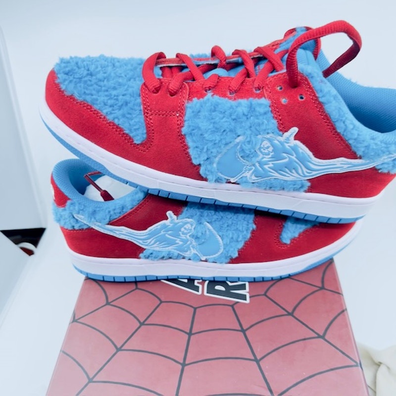 Air Reaper Spider-Man SB GRATEFUL DEAD US10 Soleboy Red Blue Mens 10