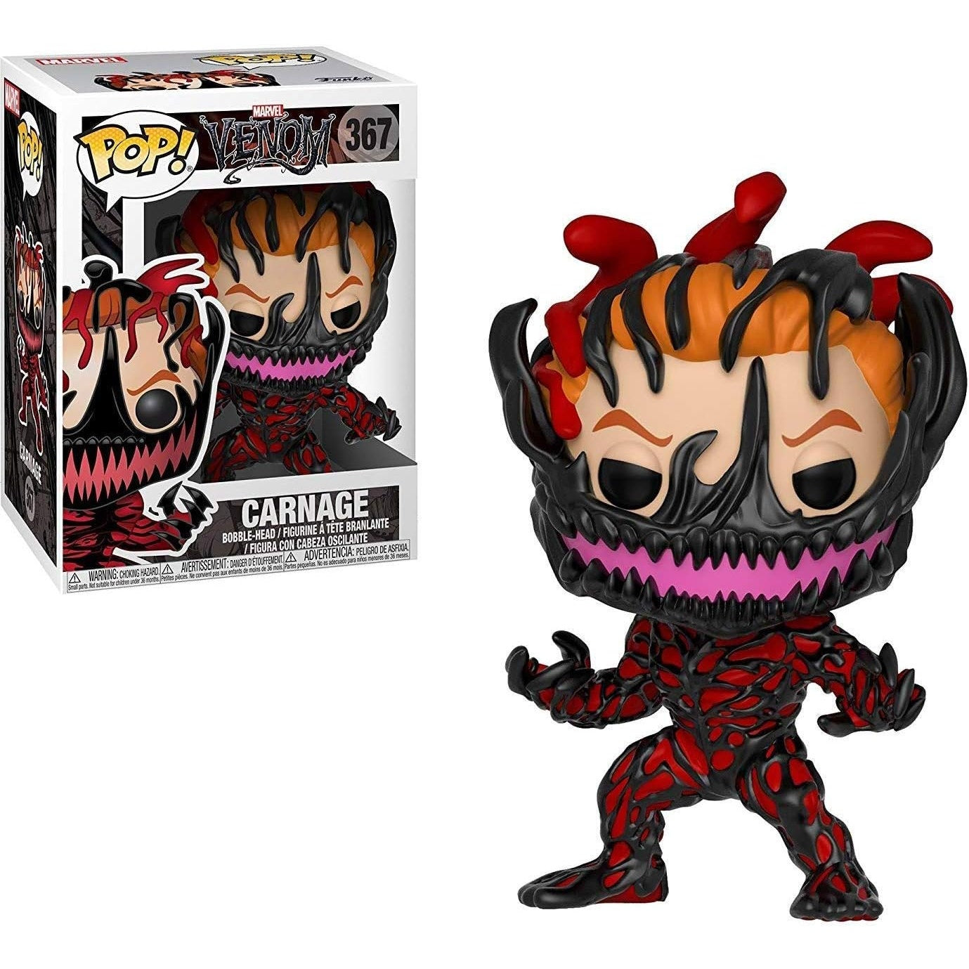 Funko Pop! Marvel: Venom - Carnage Bobblehead #367