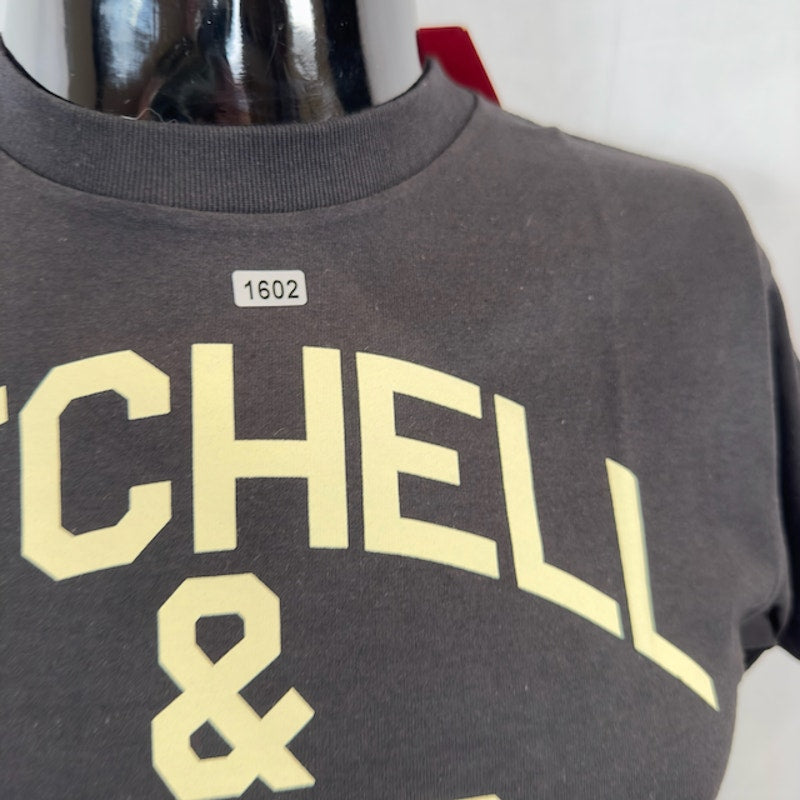 Mitchell & Ness Branded M&N Midweight Graphic Tee Phys. Ed Black Size Small