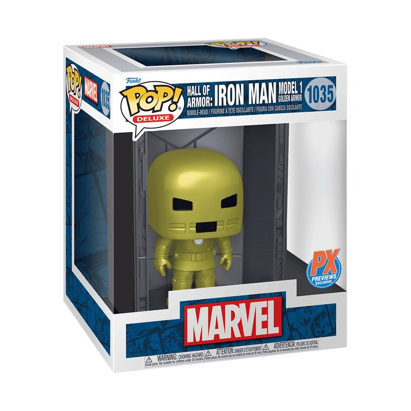 Funko Pop! Deluxe Hall of Armour: Iron Man Model 1 Golden Armour #1035