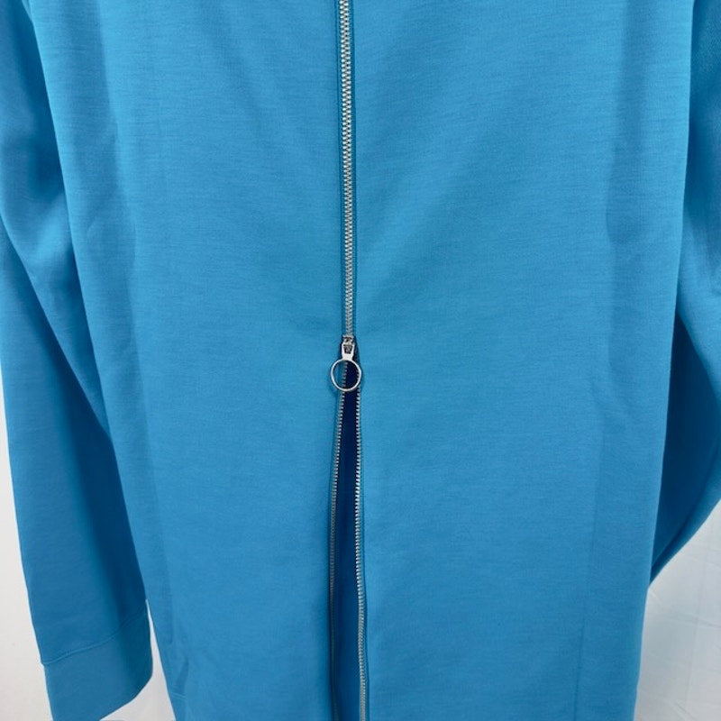 Nike Back Zip Golf Sweatshirt Long Sleeve Dri-Fit Loose Fit Blue Womens Size M