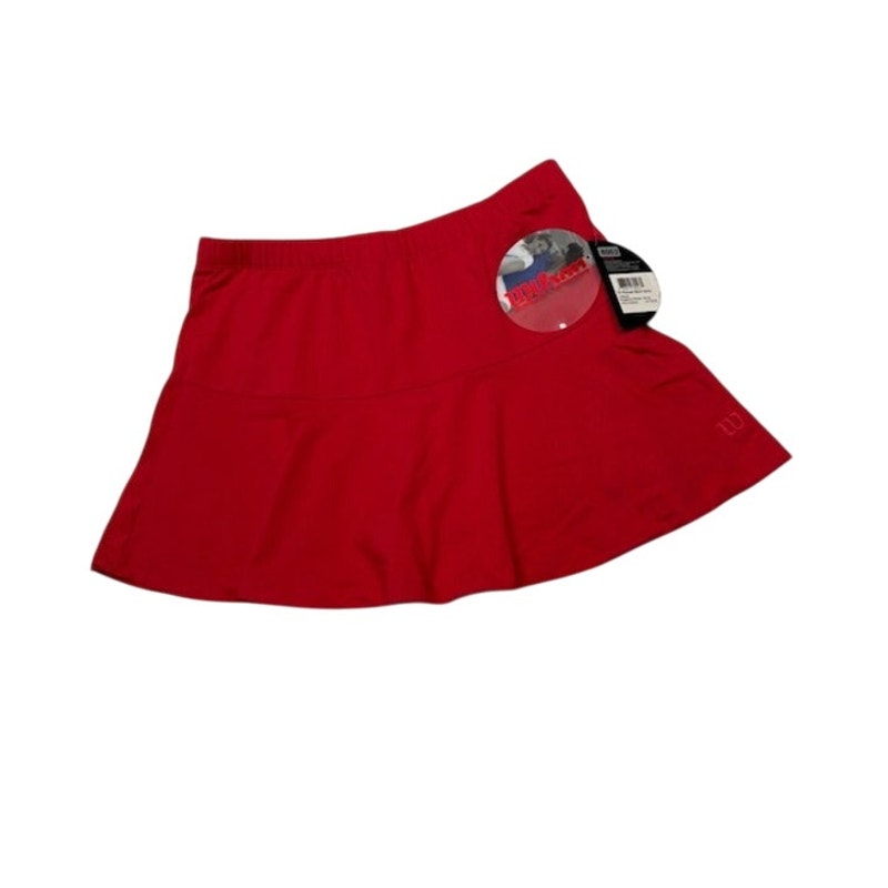 Wilson 12" Flared Tennis Skirt Elastic Waist Pull-On Lollipop Girls Size XL