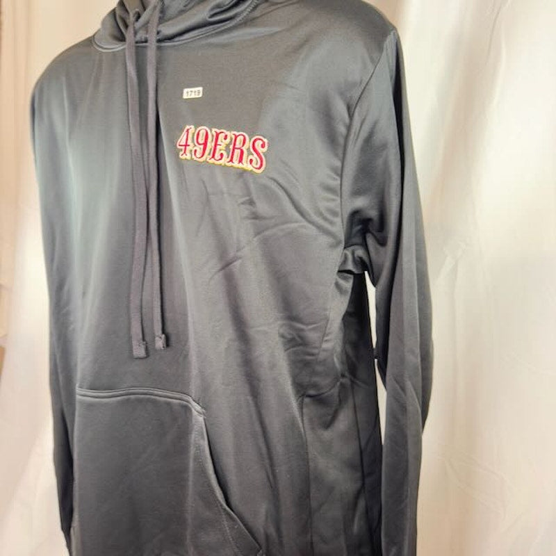 Dunbrooke NFL San Francisco 49ers Pullover Hoodie Athletic Fit Black Mens Size L