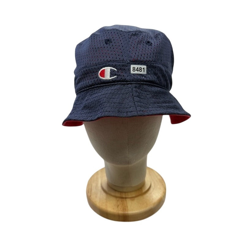 Champion Reversible Bucket Hat "C" Logo Cap Navy Blue Red Unisex Size S/M