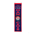Winning Streak Sports Texas Rangers Banner Wool Fan Man Cave Blue Red 8x32