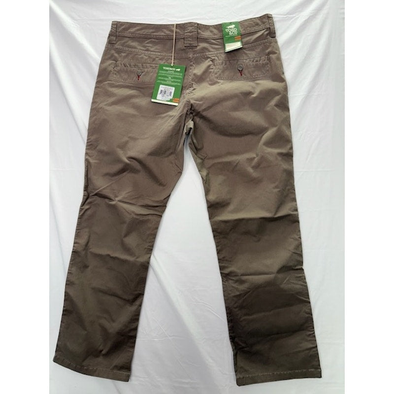 Toad & Co Mission Ridge Pants Mid Rise Regular Fit Dark Chino Mens Sz 38x30