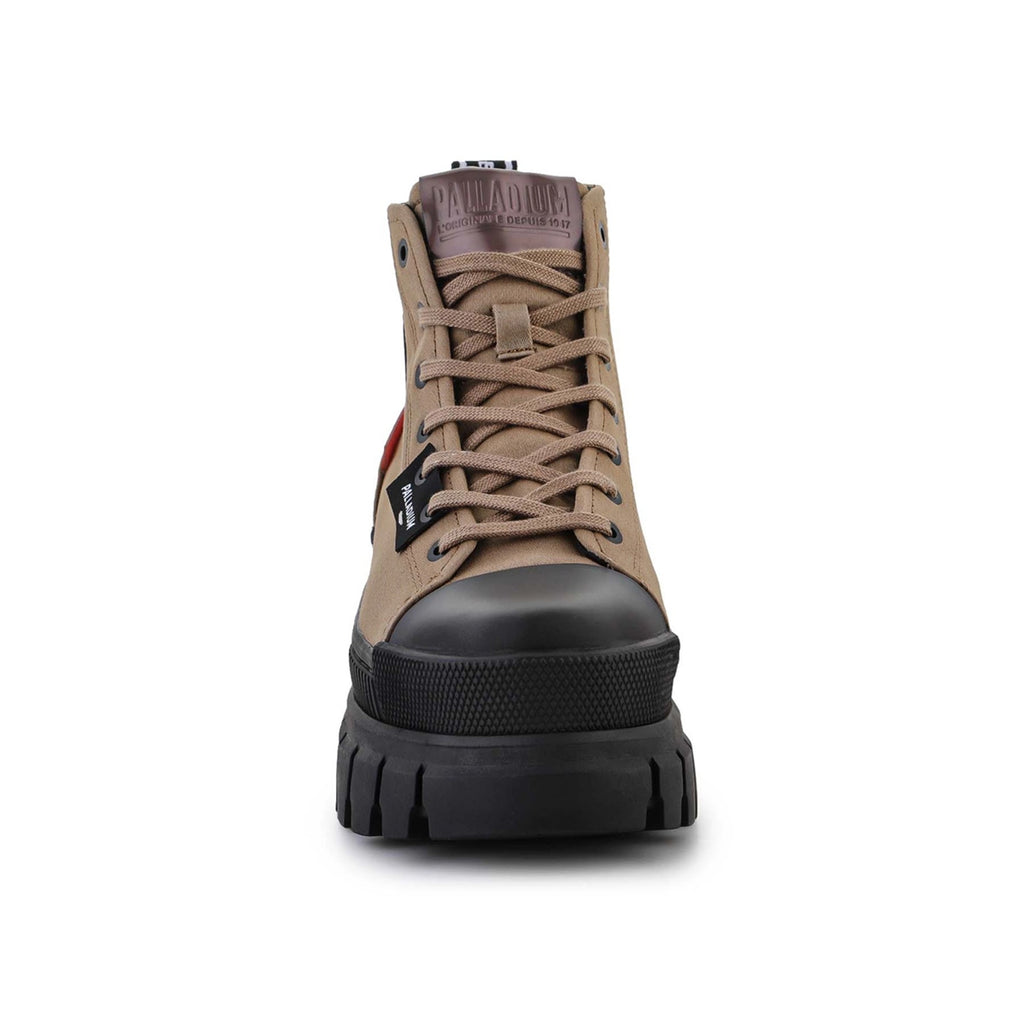 Palladium Revolt Hi TX Lace Up Ankle Boot  97242-307-M Olive Womens Size 6.5