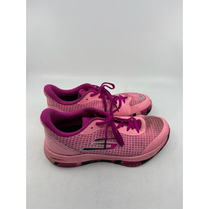 Skechers Go Train Arch Fit Viper Court Pro-Pickleball Sneaker Pink Womens Size 8