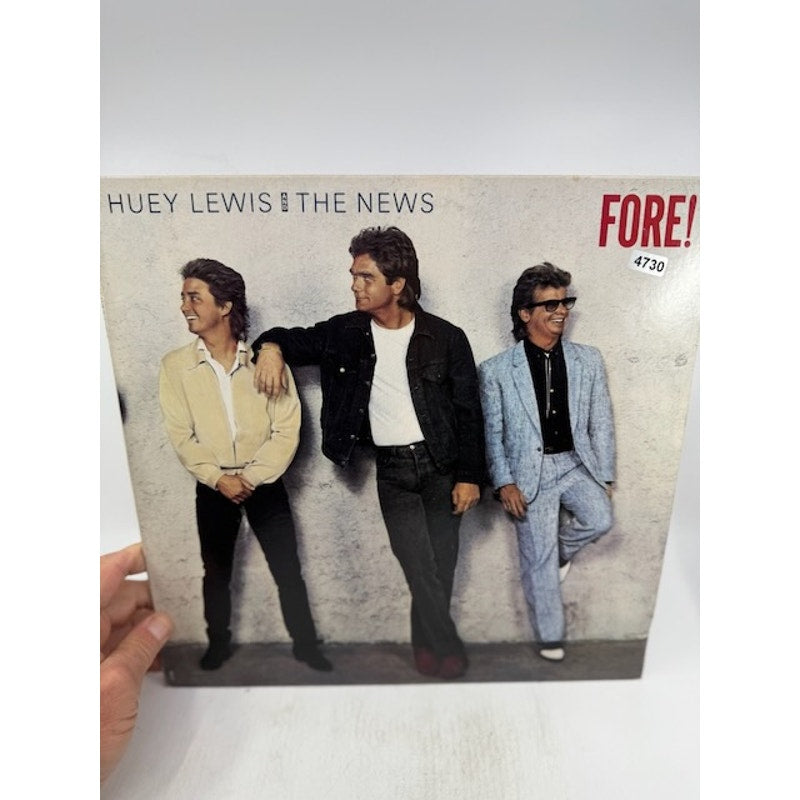 Huey Lewis And The News – Fore! 1986 Vinyl Album Record