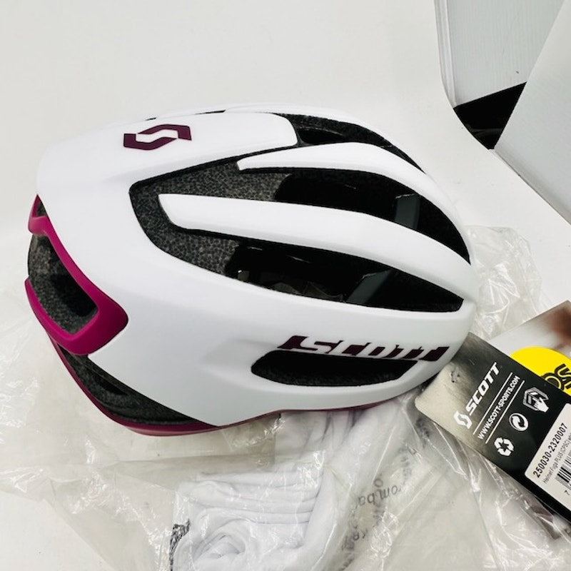 Scott Sports Fuga Plus (CPSC) Helmet Mountain Road Bike White Purple - M