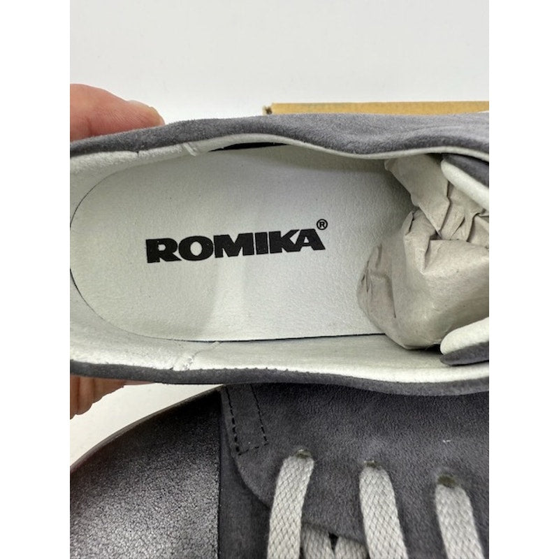 Romika Madera 16 Sneakers Leather Suede Lace-Up Shoes Asphalt Womens Size 37