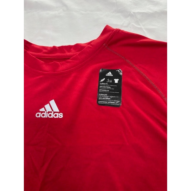Adidas Elite Tee Soccer Jersey Shirt Short Sleeve Crewneck Red Mens Size XL