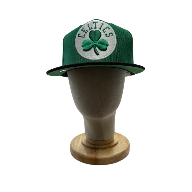 Mitchell & Ness Boston Celtics Snapback Hat NBA Hardwood Green Adult OS