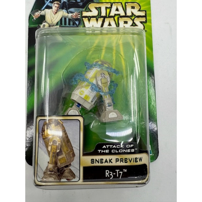 Hasbro Star Wars Attack Of The Clones - Sneak Preview R3-T7 Action Figure
