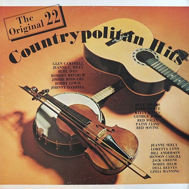 Countrypolitan Hits (22 Solid Gold Hits Original Performances) Vinyl Record