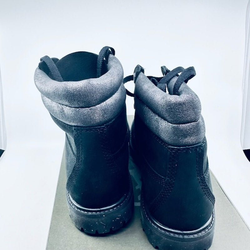 Timberland 6" Waterville Double Collar Combat Boots Black Womens Size 7.5