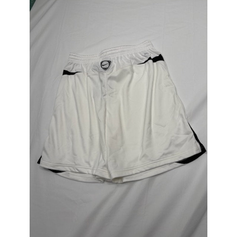 Nike Dri-Fit Football Soccer Shorts Elastic Waist Pull-On White Mens Size M