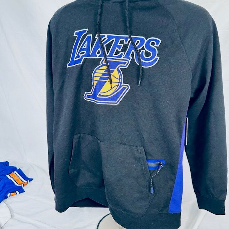 NBA Los Angeles Lakers Hoodie Sweatshirt Pullover Graphic Print  L