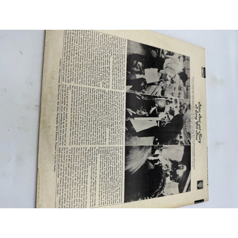 Peter, Paul And Mary – A Song Will Rise 1965 Vinyl Album Record