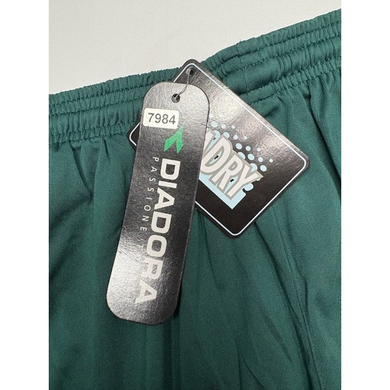 Diadora Diadry Brasil Shorts Elastic Waist Pull-On Green/White Mens Size S