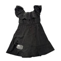 Soly Hux Off the Shoulder Ruffle Mini Dress Elastic Waist Black Womens Sz S