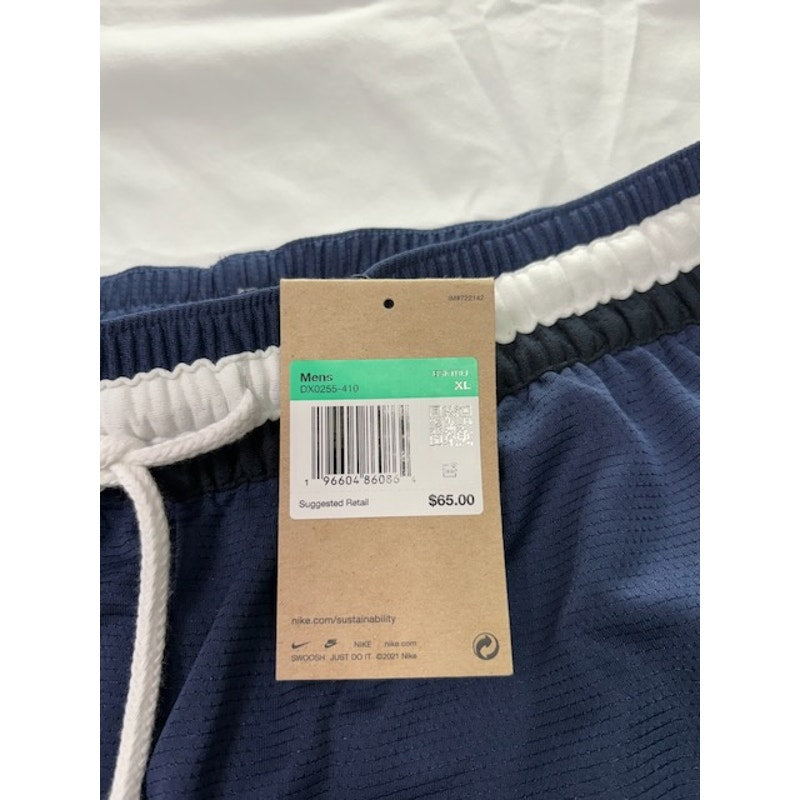 Nike Dri-Fit Basketball DNA 8” Inseam Shorts DX0255-410 Navy Mens Size XL