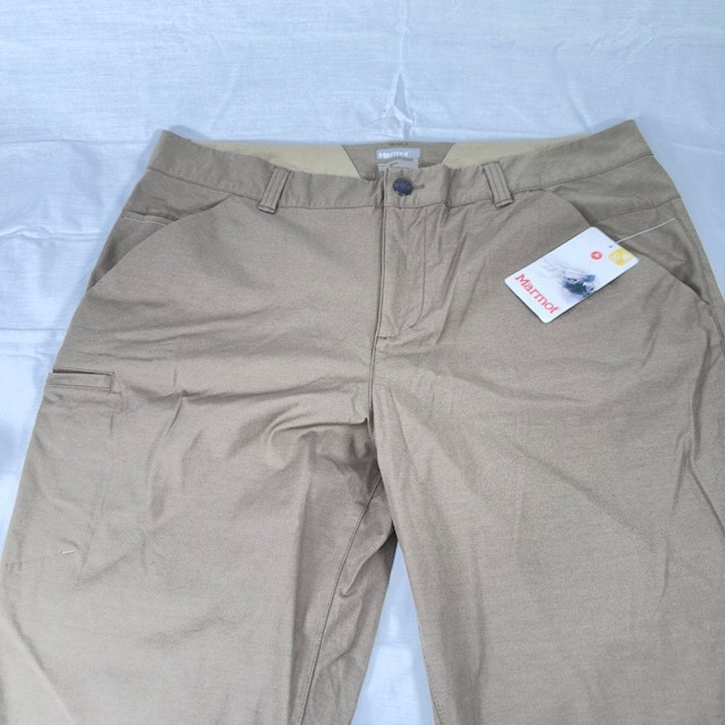 Marmot 4Th and E Pants Tapered Leg Cut Regular Fit Flat Front Khaki Mens 38