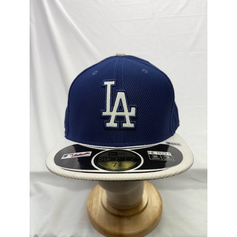 New Era 59FIFTY Los Angeles Dodgers Fitted Cap Blue/Gray Mens Size 7 7/8