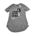 Disney Moana Look To The Stars Graphic High-Low T-Shirt Gray Juniors Size XS