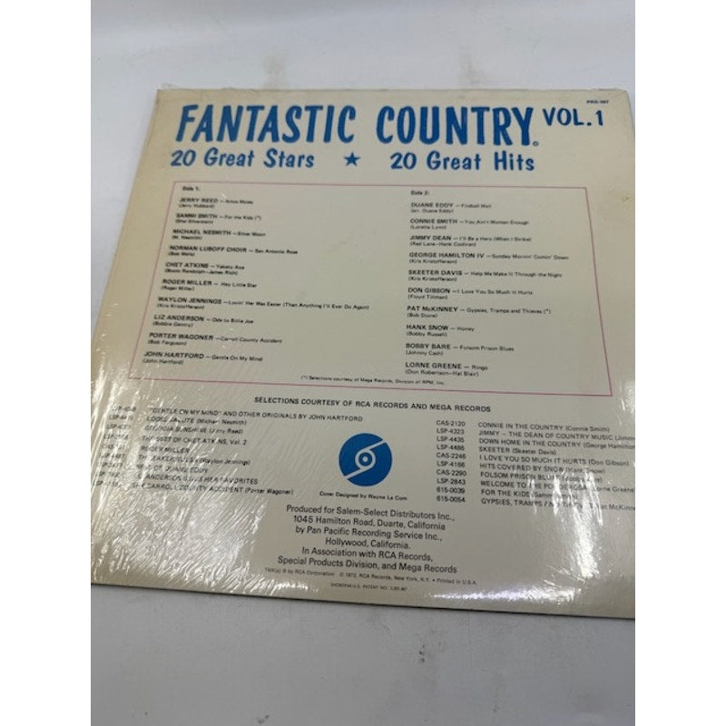 Various – Fantastic Country Vol. 1 1972 Vinyl Album Record -