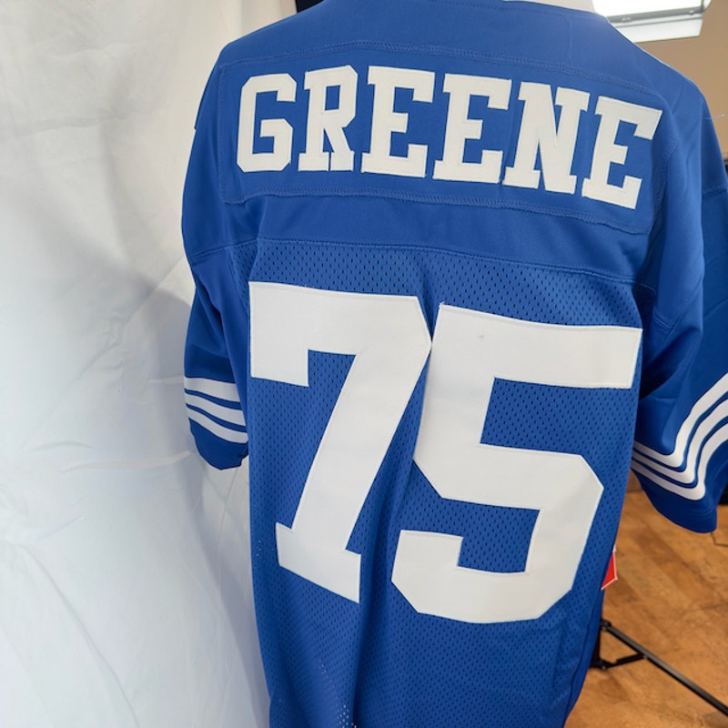 Headgear Chaels Edward Greene High School Football Jersey Blue Mens 2XL