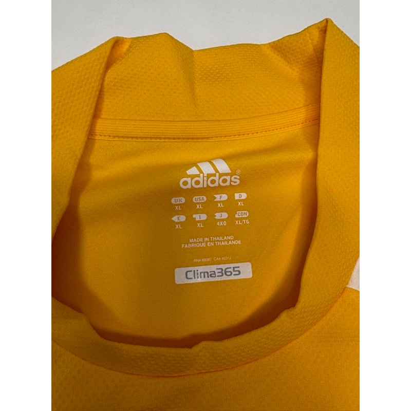 Adidas Toque SS Soccer Football Jersey Clima365 Sunshine/White Mens Size XL