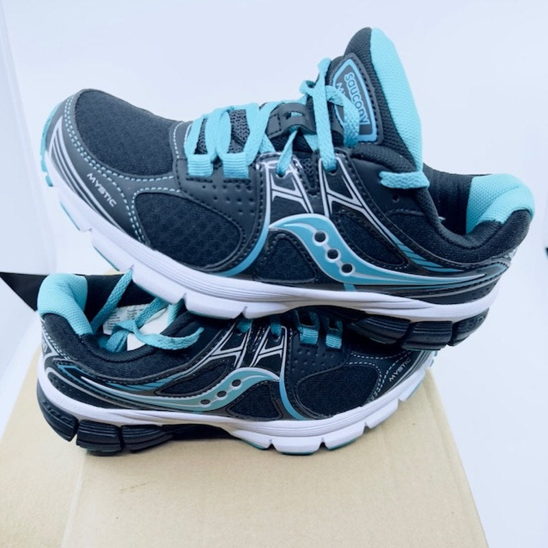 Saucony Mystic Running Shoes S15248-10 Low-Top Lightweight Black Womens 6