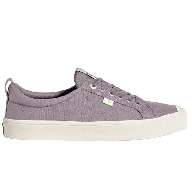 Cariuma Unisex Oca Low Sneaker Casual Shoes Lace-Up Mystic Grey Canvas Sz 9.5/11
