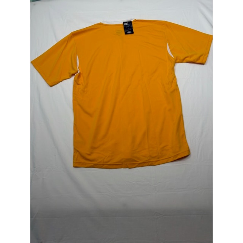 Umbro Azul Jersey Shirt Short Sleeve Crewneck A62754 Gold/White Mens Size L