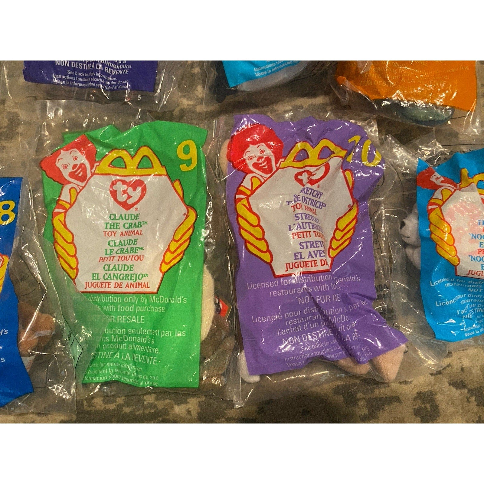 McDonald’s 1999 TY Beanie Babies 1-12; Missing 3