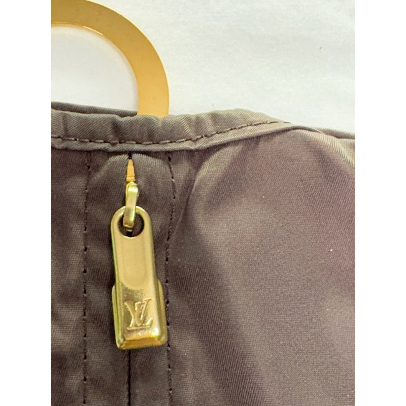 Louis Vuitton Garment Clothing Bag Travel Suit Cover + Dust Bag Authentic Brown