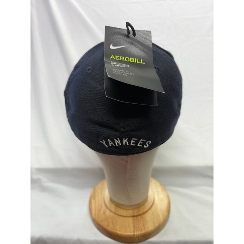 Nike New York Yankees Aerobill Baseball Cap MLB Logo Blue Black Unisex OS
