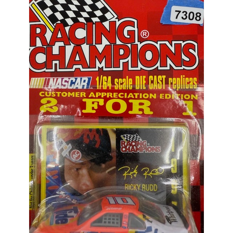 Racing Champions 1997 NASCAR Sterling Marlin And Ricky Rudd 2 For 1