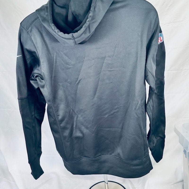 Nike On Field NFL Las Vegas Raiders Hoodie Sweatshirt Dri Fit Black Mens M