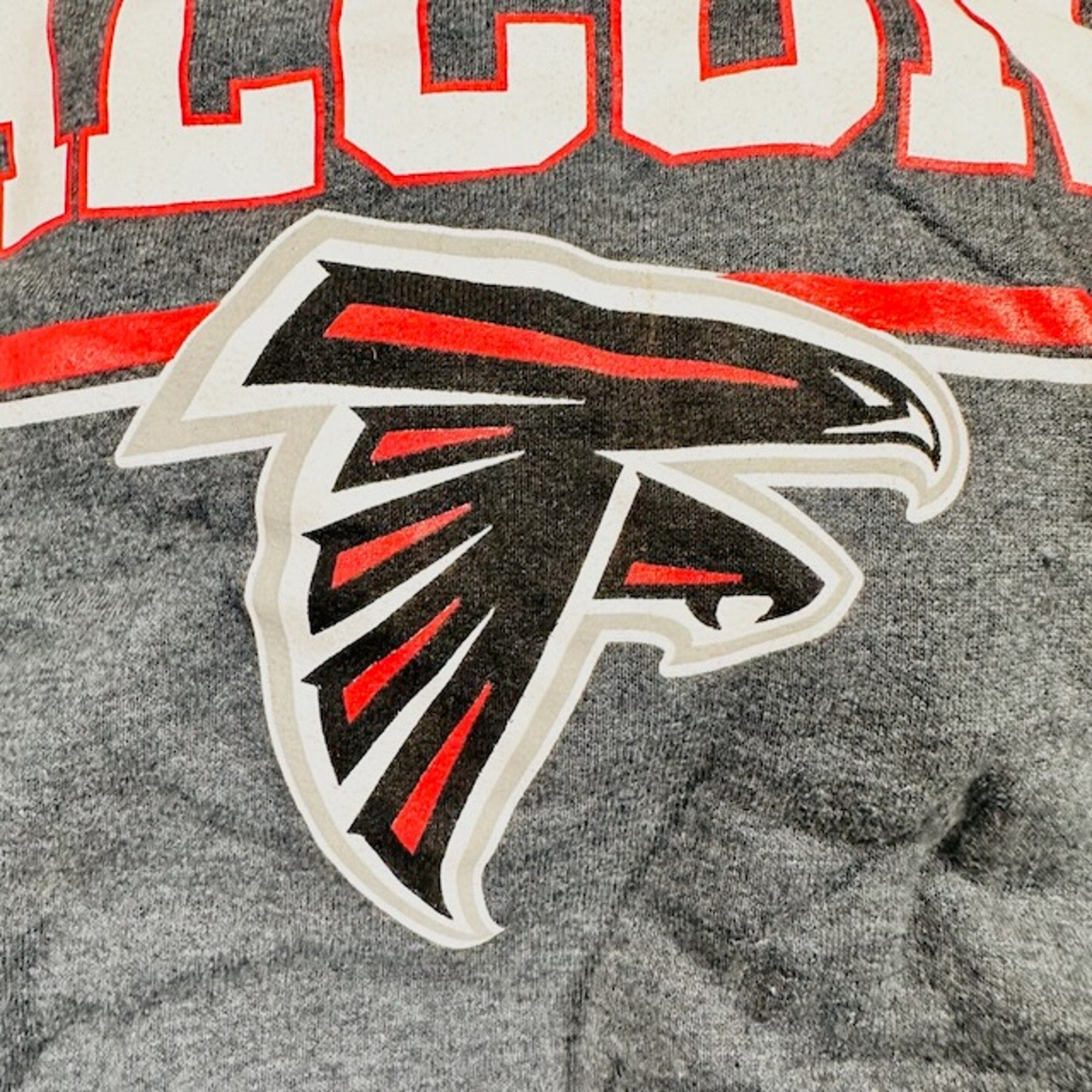 Campus Colors Atlanta Falcons Gameday Hoodie Sweatshirt Gray Mens Size XXL